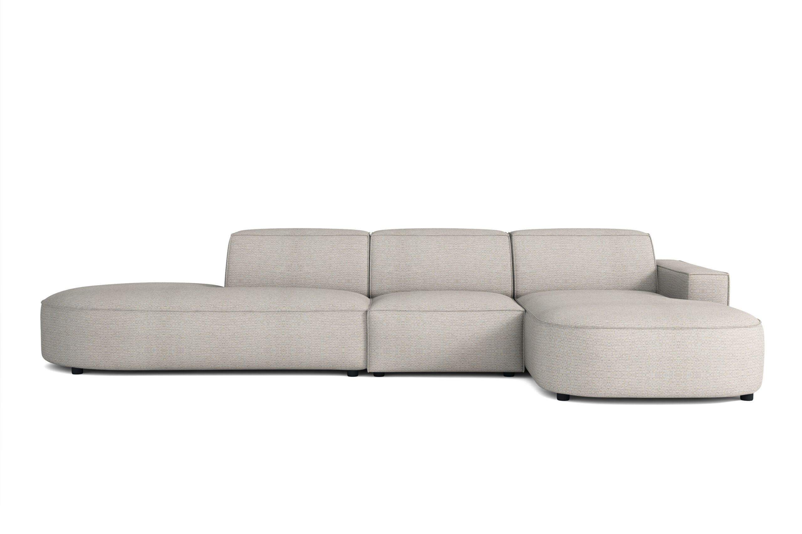 Narożnik modułowy w kształcie L CALIFORNIA, tkanina Cruse/Luna, 4 kolory - obrazek 4