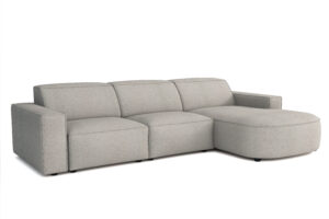Sofa modułowa w kształcie L CALIFORNIA narożnik, tkanina Cruse/Luna, 4 kolory