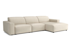 Sofa modułowa w kształcie L CALIFORNIA narożnik, tkanina Matt Velvet, 3 kolory
