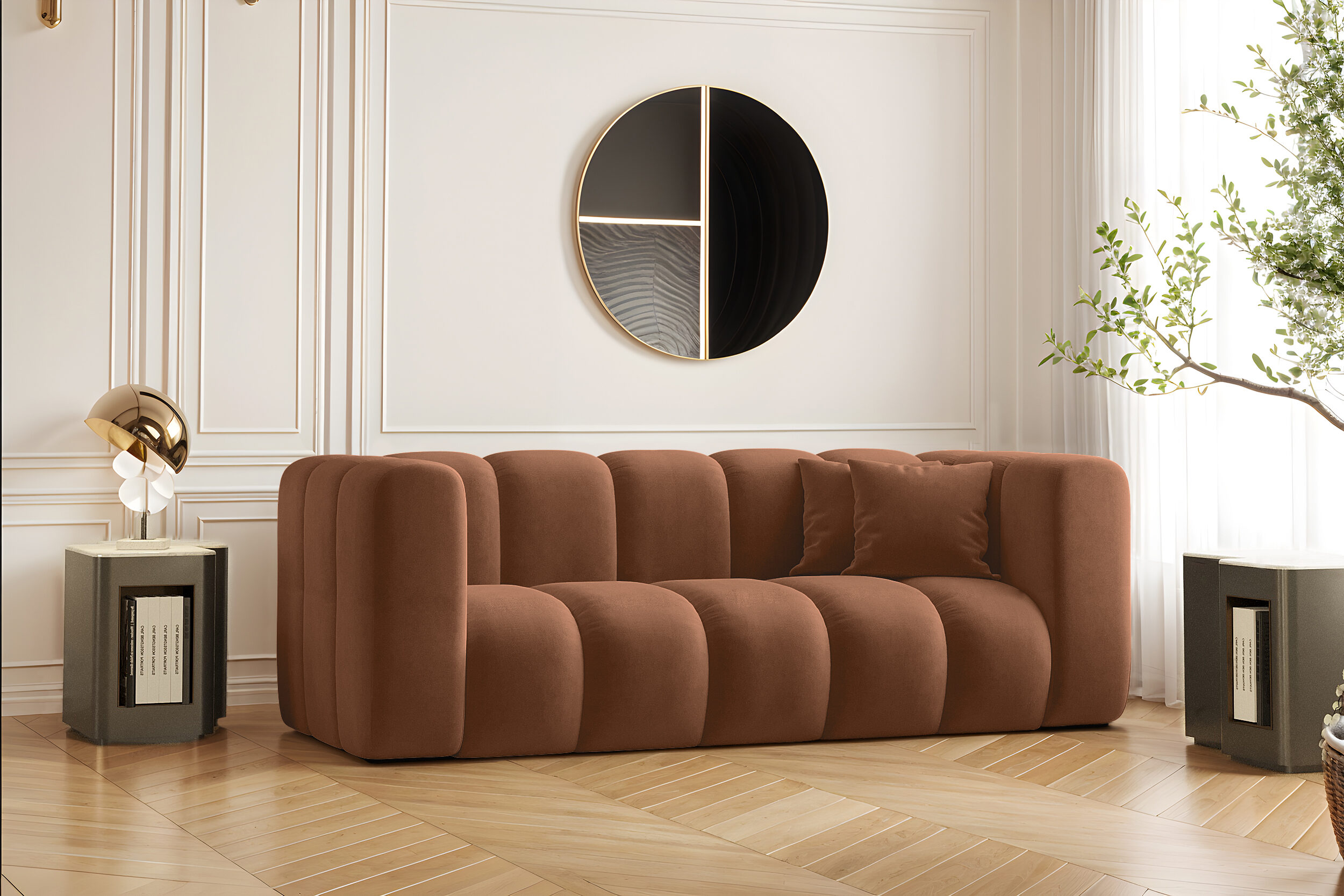 Kanapa, sofa, sofa dwuosobowa Grand Modułowa tkanina Salvador - obrazek 6