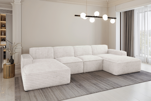 Narożnik U-kształtny Siena Tkanina Velo