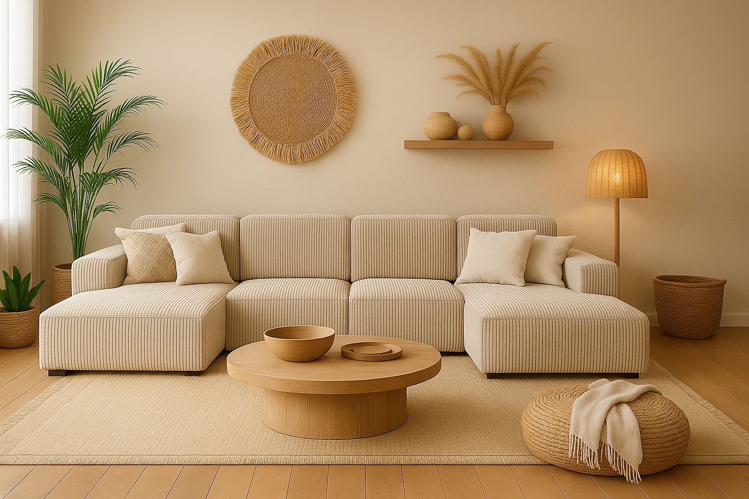 Narożnik Cursal w kształcie litery U – duża, modułowa sofa wykonana z wysokiej jakości tkaniny Poso - obrazek 2