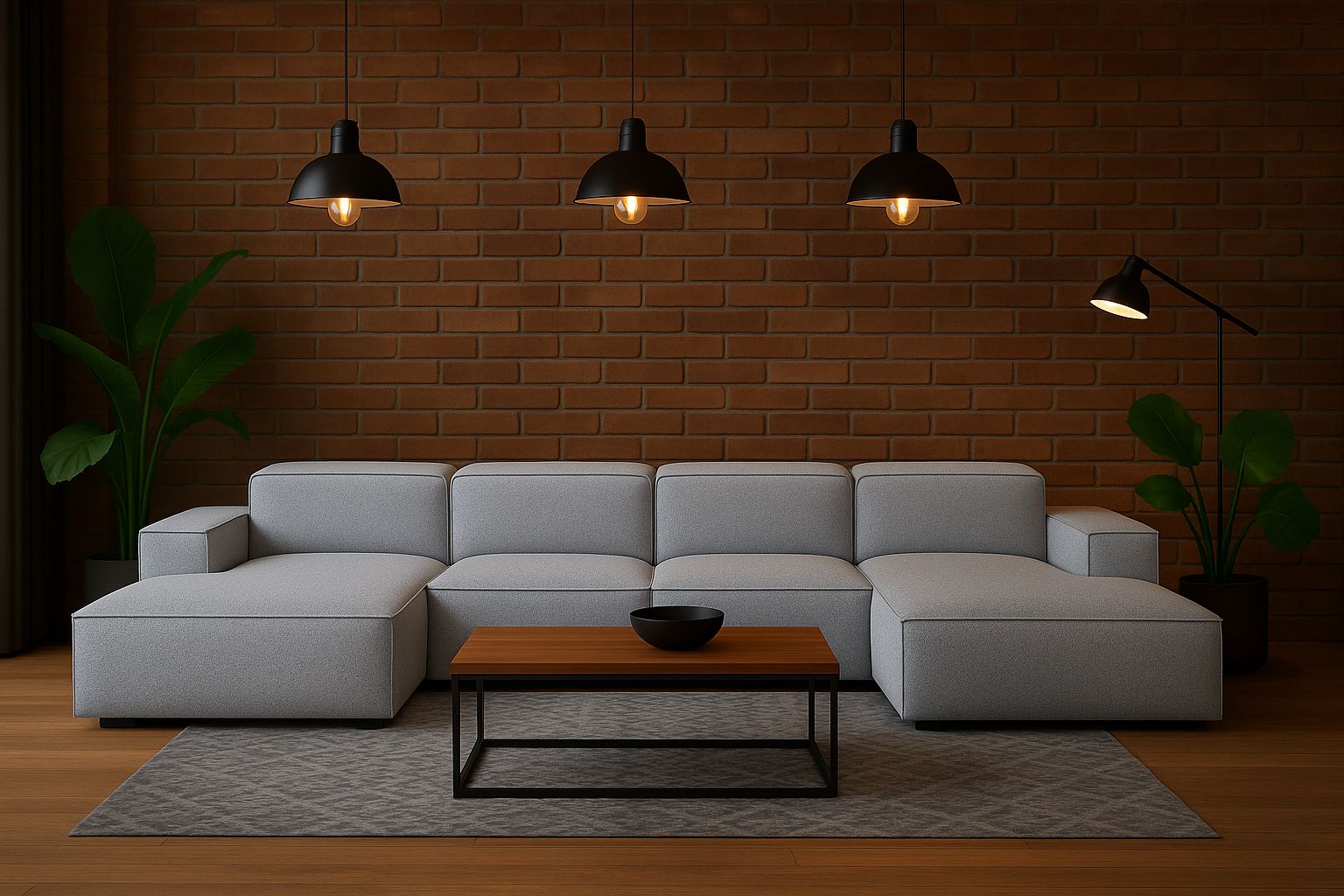 Narożnik Cursal w kształcie litery U – duża, modułowa sofa wykonana z wysokiej jakości tkaniny Artico